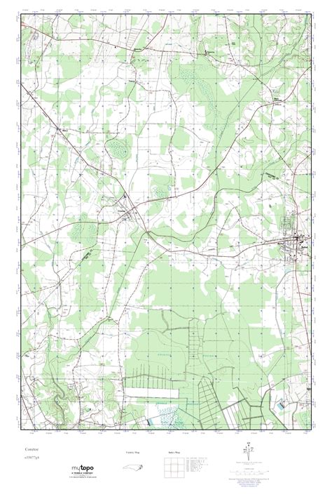 Mytopo Conetoe North Carolina Usgs Quad Topo Map