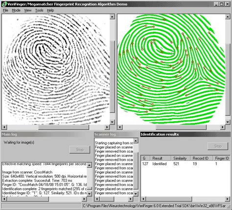 Multiplatform Fingerprint Identification Sdk For Pc And Web Based