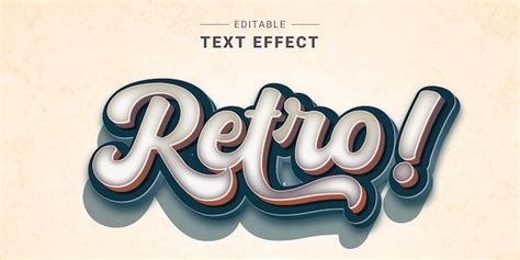 Effet De Texte Modifiable Pour Illustrator Vecteur Premium