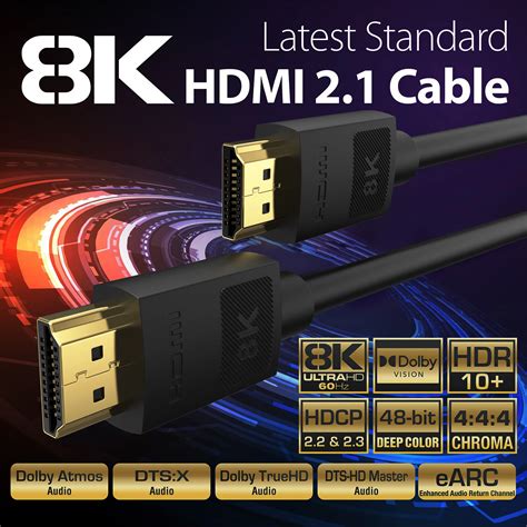 Cables Hdmi De K Cord K Trenzada De Alta Velocidad Gbps Hz