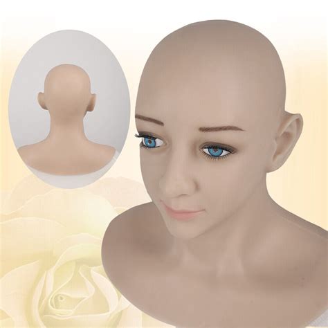 Transkin Realistic Silicone Female Face Movie Props Crossdresser