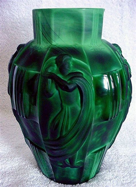 Jade Vase Colored Glassware Art Glass Vase Vase