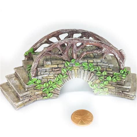 Enchanted Bridge With Ivy Bridge With Stairway Fairy Garden - Etsy