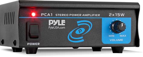 Pyle Home Amplificador De Potencia Del Est Reo Peque O Vatios