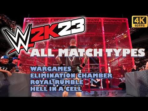 WWE 2K23 All Match Types And Arenas YouTube