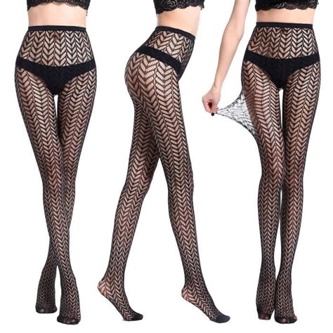 Collant Femme Collants Résille évidés Pour Femmes Collants Sexy Taille