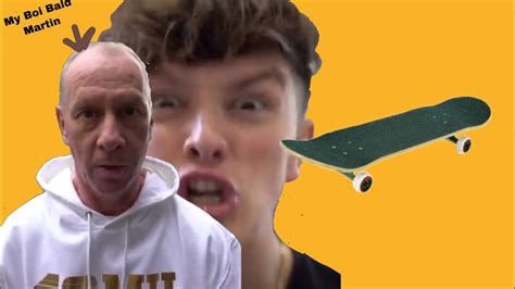 YTP Morgz Almost Kills Bald Martin On A Skateboard Volume Warning