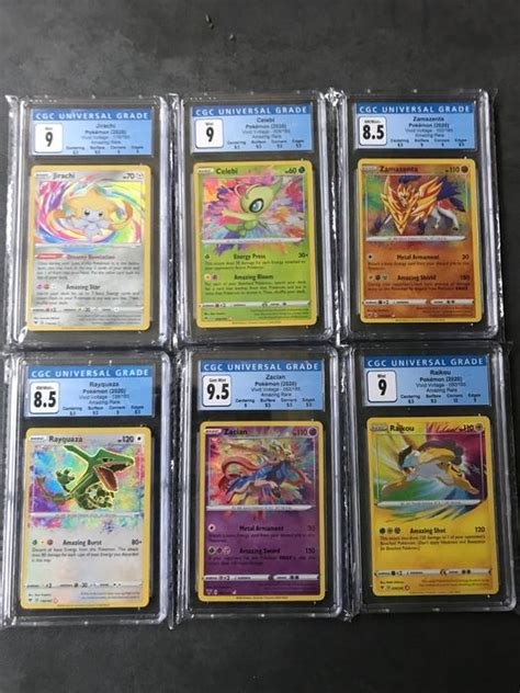 The Pokémon Company Graded Card 6 amazing rares CGC Catawiki