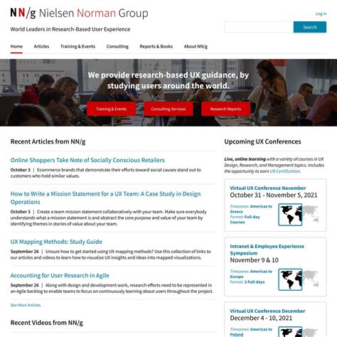 Nielsen Norman Group Ux Training Consulting And Research — Arena