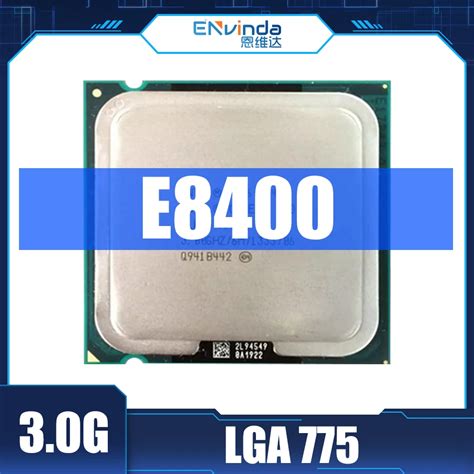 Procesador Intel Core 2 Duo E8400 3 0 GHz CPU de doble núcleo usada 6M