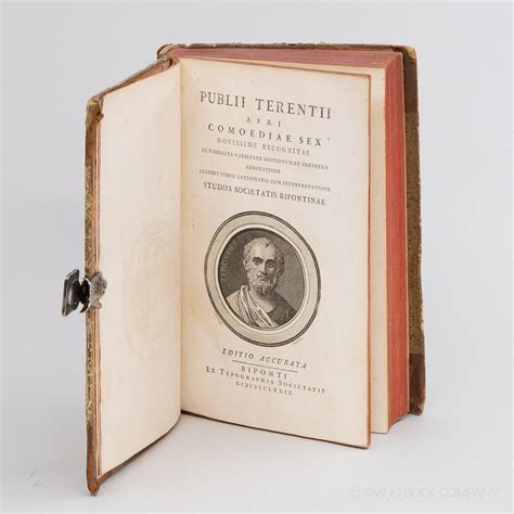 Publii Terentii Afri Comoediae Sex Novissime Recognitae Cum Selecta Varietate Lectionum Et