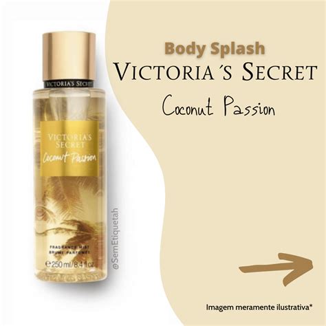 1 Unidade Spray Body Splash Coconut Passion 3ml Victorias Secret