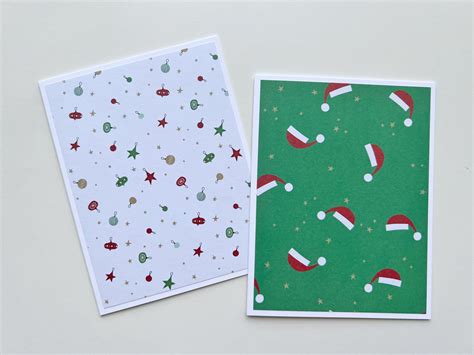 Handmade Christmas Cards Set of 10 - Etsy