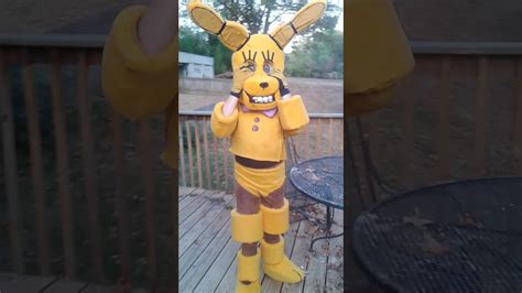 Handmade Fnaf World Spring Bonnie Costume Youtube