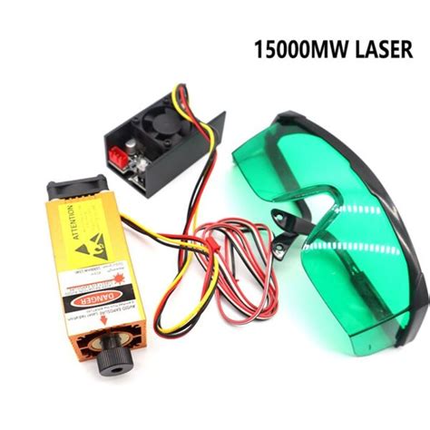 15W High Power Laser 450nm Focusing Blue Laser Module For Laser