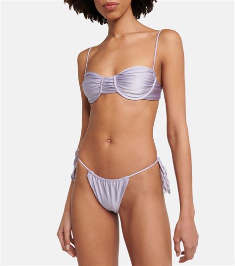 Lana Bikini Bottoms In Purple Jade Swim Mytheresa