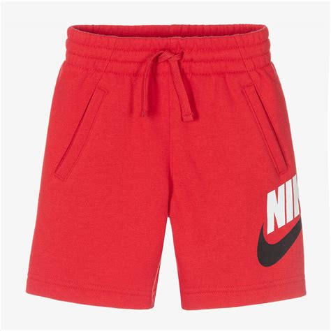 Nike Boys Red Jersey Shorts Childrensalon