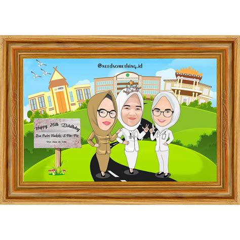 Jual Karikatur Art Bingkai Shopee Indonesia