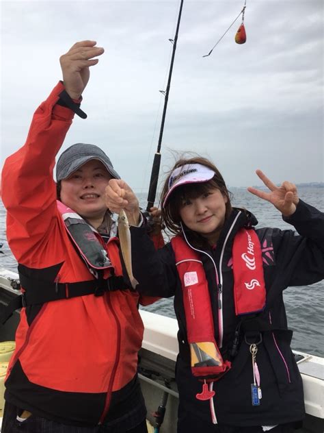 船キス釣り体験🎣 ハヤブサlady 隼華 Hayaka