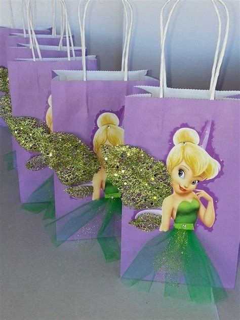 12pc Disney Tinkerbell Birthday Party Favor Goody T 3d Bags Etsy