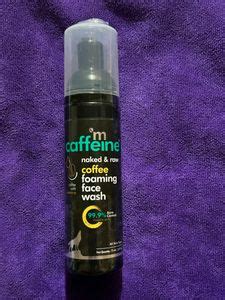 Face Wash Mcaffeine Naked And Raw Coffee Foaming Face Wash Freeup