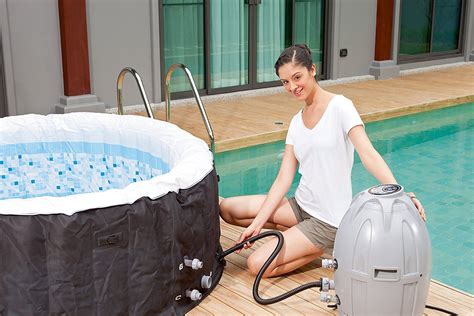 SaluSpa Miami AirJet Inflatable Hot Tub Jacuzzi Inflatable Hot Tub Reviews Soft Tub Vinyl
