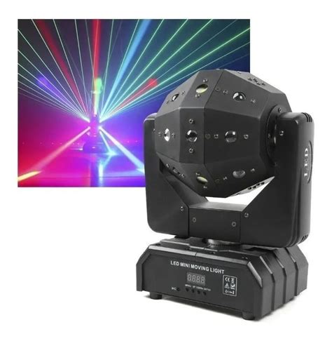 Moving Magic Ball Laser Rgbw Giratórios Efeitos Strobo Dmx