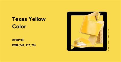 Texas Yellow color hex code is #F9D94E