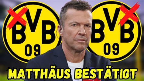 Bvb Es Ist Gerade Herausgekommen Alle Berrascht Matth Us Hat Es