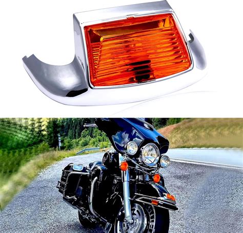 Front Fender Tip Led Lights For Harley Electra Glide Flhtc Road King