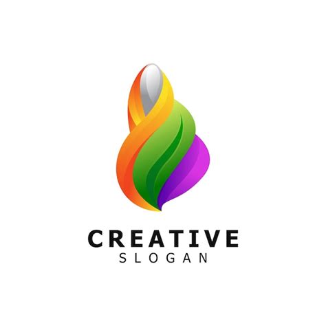 Premium Vector | 3d abstract logo design