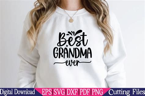 Best Grandma Ever Mom Svg Graphic By MRM GRAPHICS Creative Fabrica