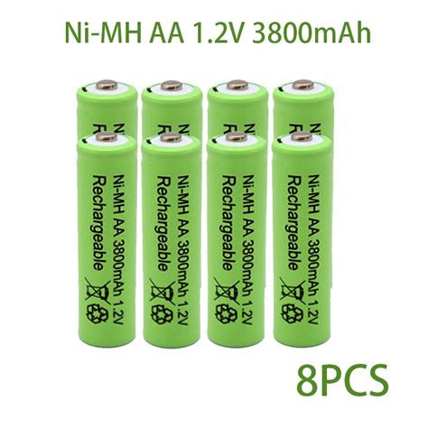 Nuova Batteria AA 1 2V 3800mAh Batteria Ricaricabi Grandado