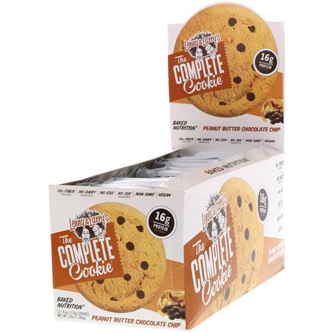 Lenny And Larry S The Complete Cookie Peanut Butter Chocolate Chip 12 Cookies 4 Oz 113 G