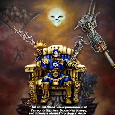 KREA Joe Biden As The Emperor Of Mankind From Warhammer 4 0 0 0 0