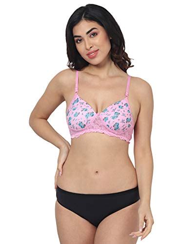 Buy Sgc Sweden Women S Printed Lingerie Bra Set Bra Panty Set For Girls