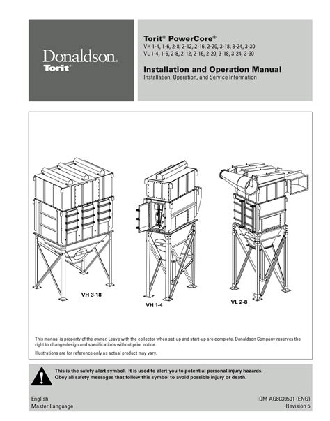 Torit Powercore Vh And Vl Models Iom Dentech Industrial