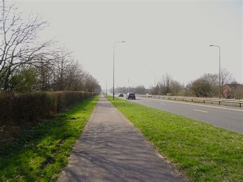 Cycle Path Beside East Lancashire Road JThomas Cc By Sa 2 0