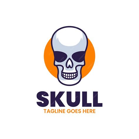 Premium Vector Vector Logo Illustration Skull Simple Mascot Style