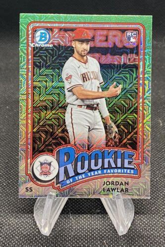 Bowman Chrome Mega Box Mojo Ref Jordan Lawler Rookie Of The Year