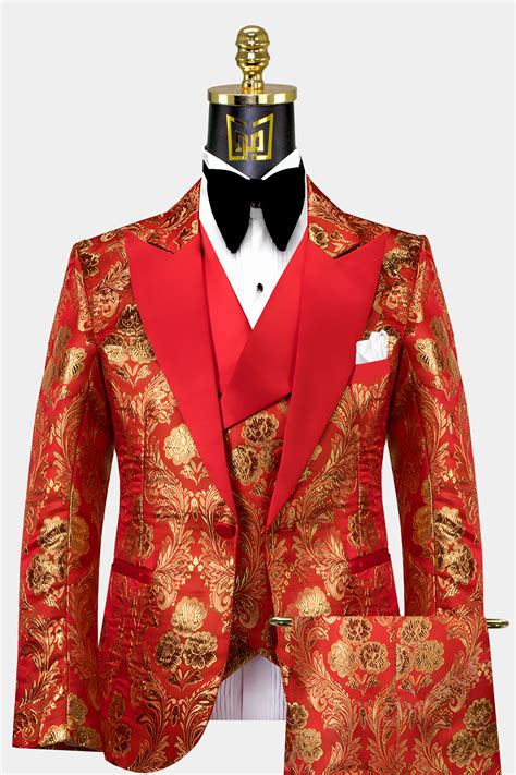 Red Suits For Men Gentlemans Guru