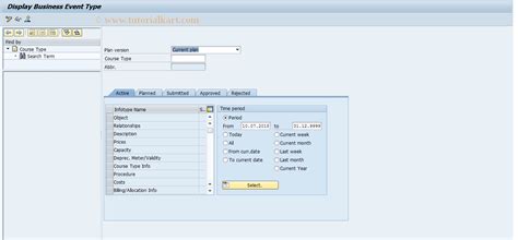 Po D Sap Tcode Display Business Event Type Transaction Code