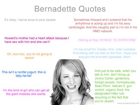 Quote Pictures Bernadette Quotes - The Big Bang Theory