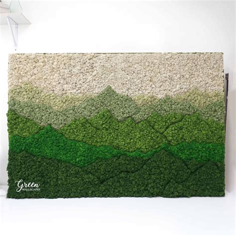 Custom Reindeer Moss Wall Art Preserved Reindeer Moss Etsy