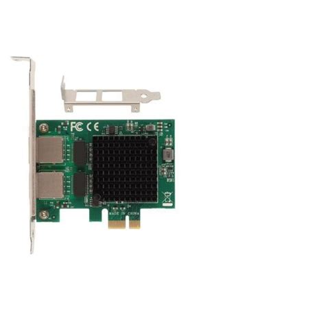 Tbest Carte R Seau Pcie Nic Double Rj Plug And Play G Pour Windows