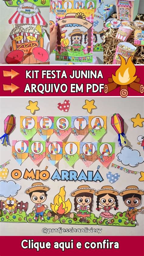 KIT FESTA JUNINA EDUCA ARTE EDUCA ARTE