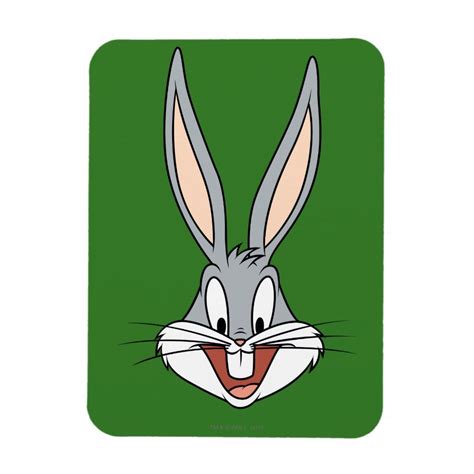 BUGS BUNNY™ Smiling Face Magnet | Zazzle | Bugs bunny, Bugs bunny ...