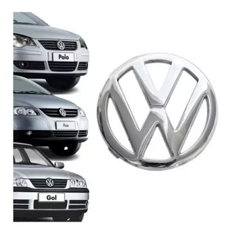 Emblema Vw Grade Fox 2005 2006 2007 2008 2009 Cromado MercadoLivre