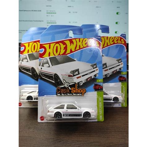 Jual Hotwheels Hot Wheels Toyota AE86 Sprinter Trueno Putih Shopee Indonesia
