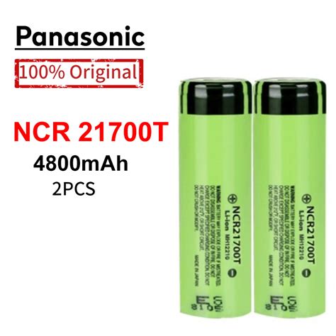 Panasonic Ncr T V Mah Lithium Rechargeable Battery For